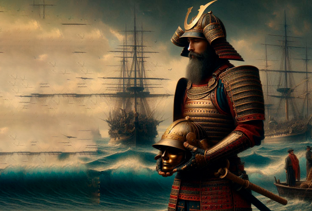 prat con armadura samurai