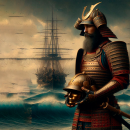 prat con armadura samurai